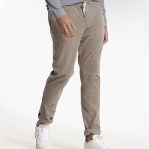 3560 Vuori Optimist Corduroy Pants M Drawstring Elastic Waist Slim Stretch